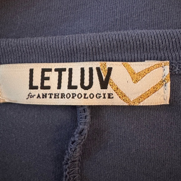 Letluv for Anthropologie Blondie 1978 Roll-Sleeve Graphic Tee Women size Medium - Picture 4 of 9